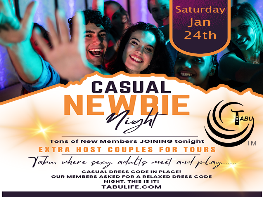 Casual and Newbie Night Saturday, Yes Saturday