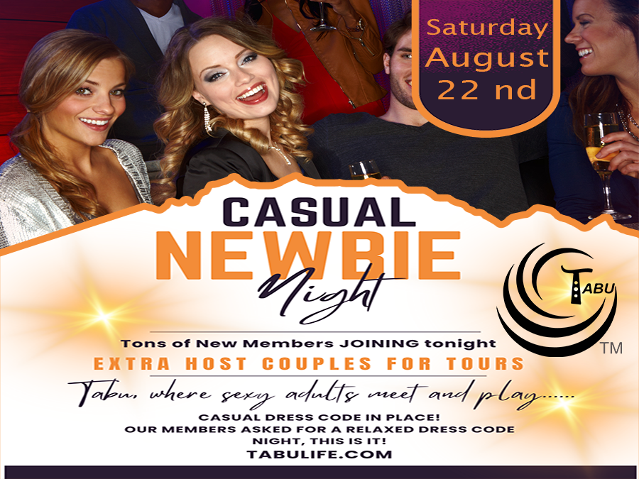Casual and Newbie Night Saturday, Yes Saturday